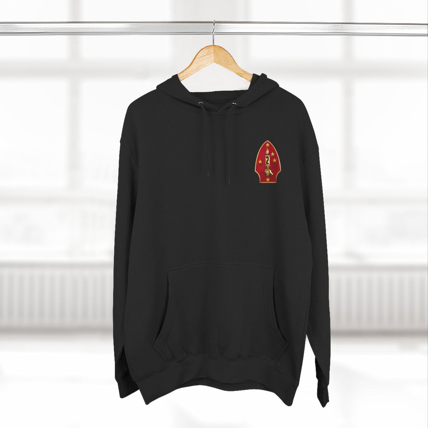 2nd Marine Division Hoodie — Vintage Recruiting Back Print - Custom Watch by Cartridge & Crown. - Hoodie. variant_title.