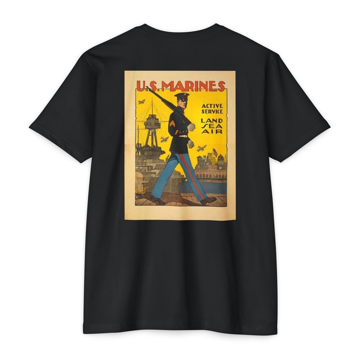 3rd Marine Division Tee — Vintage Recruiting Back Print - Custom Watch by Cartridge & Crown. - T-Shirt. variant_title.