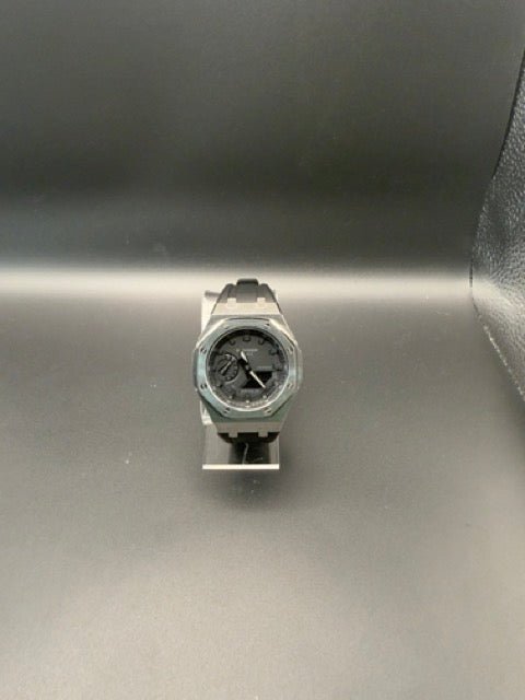 G-Shock GA-2100 Custom Stainless / Black - Custom Watch by Cartridge & Crown. - Watch. variant_title.