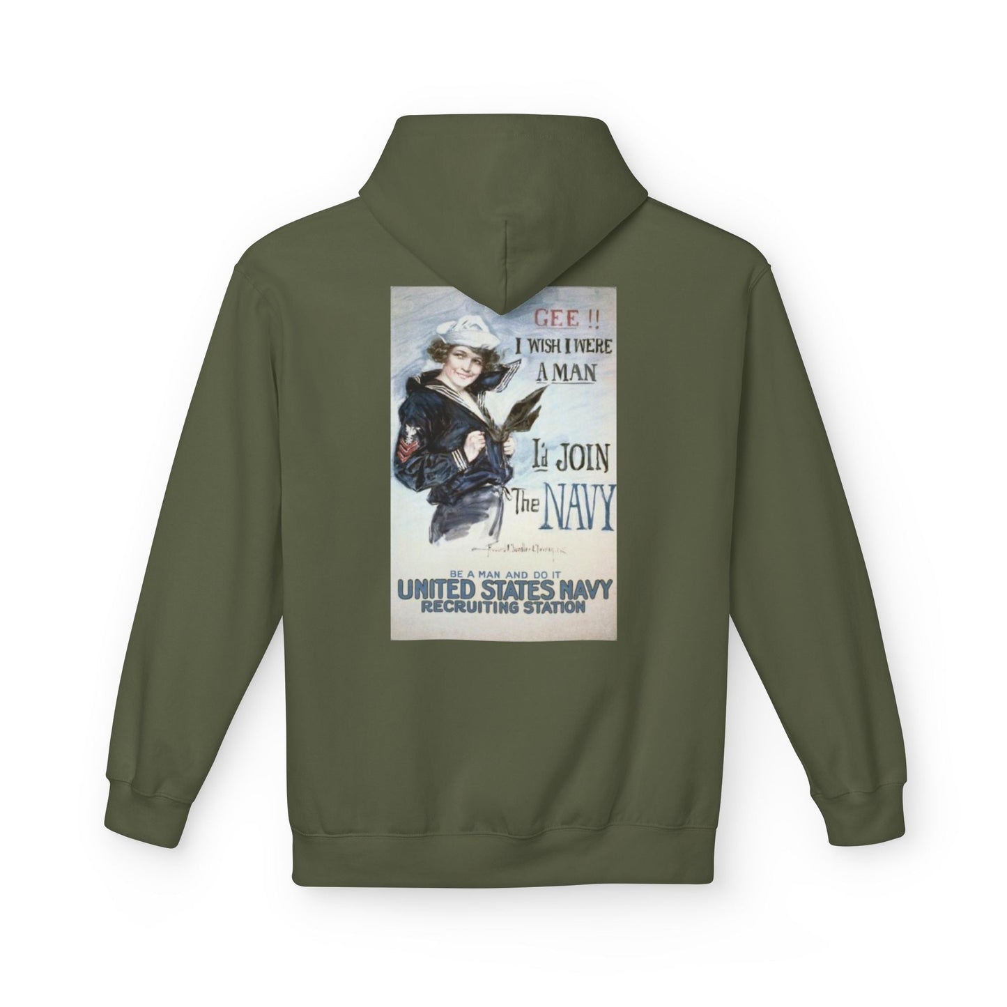 U.S. Navy Recruiting Poster Hoodie - Custom Watch by Cartridge & Crown. - Hoodie. variant_title.