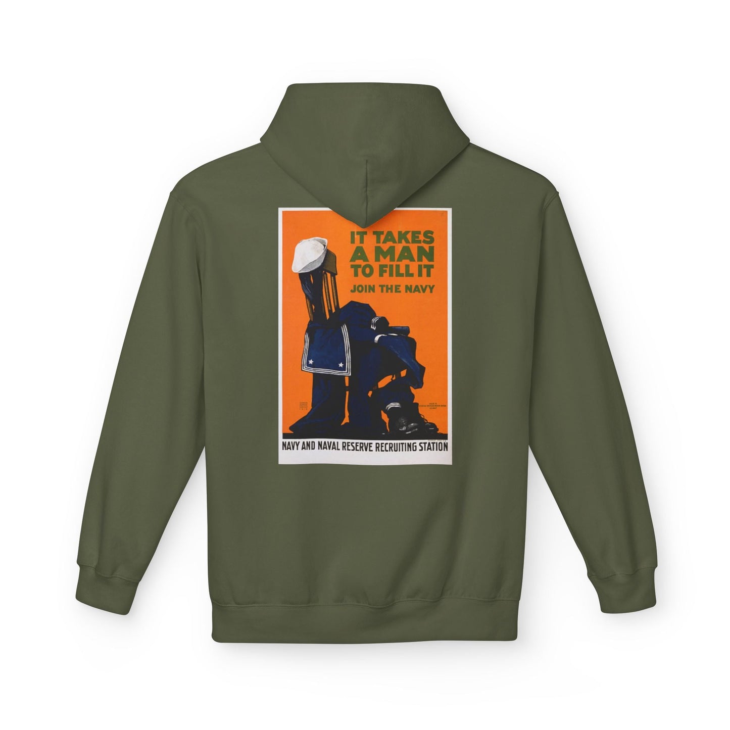 U.S. Navy Recruiting Poster Hoodie - Custom Watch by Cartridge & Crown. - Hoodie. variant_title.