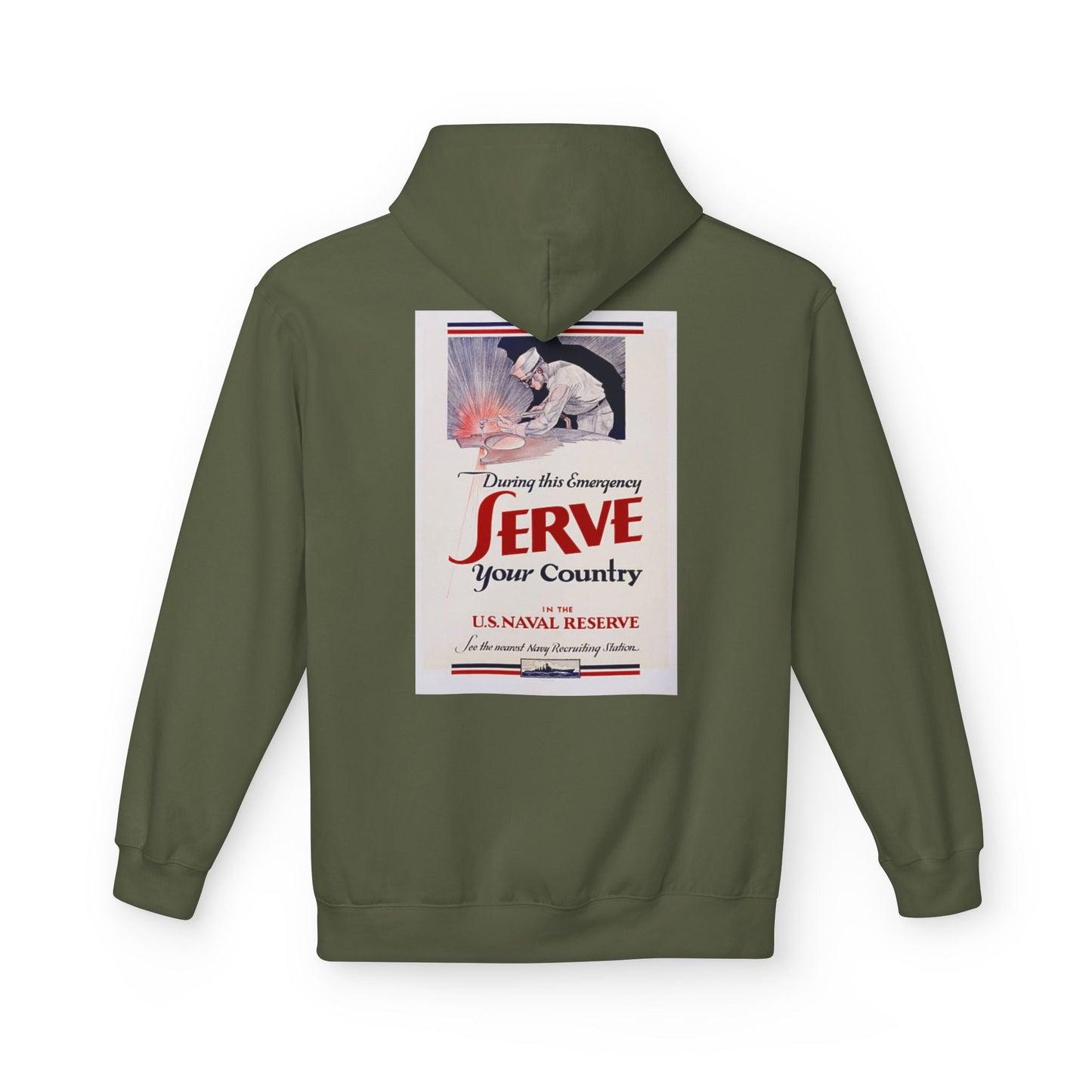 U.S. Navy Recruiting Poster Hoodie - Custom Watch by Cartridge & Crown. - Hoodie. variant_title.