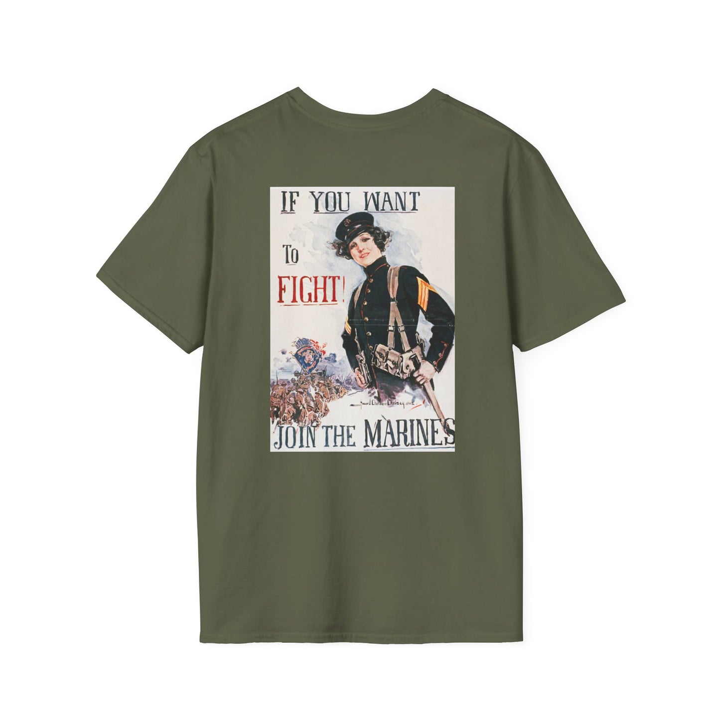 1st Marine Division Recruiting Poster T-Shirt