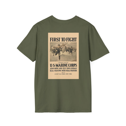 1st Marine Division Recruiting Poster T-Shirt