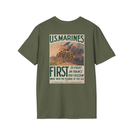 1st Marine Division Recruiting Poster T-Shirt