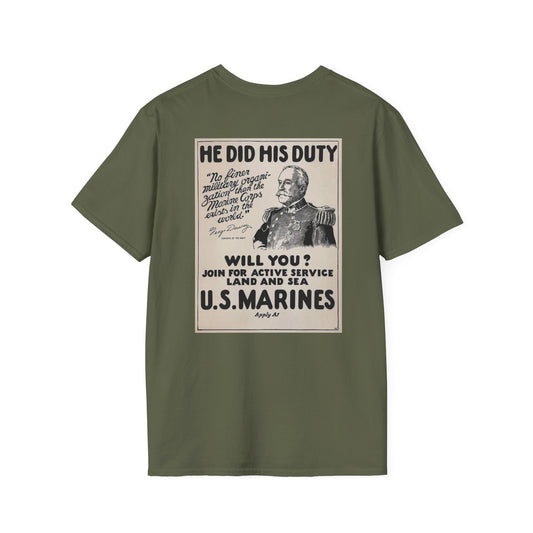 2nd Marine Division Recruiting Poster T-Shirt