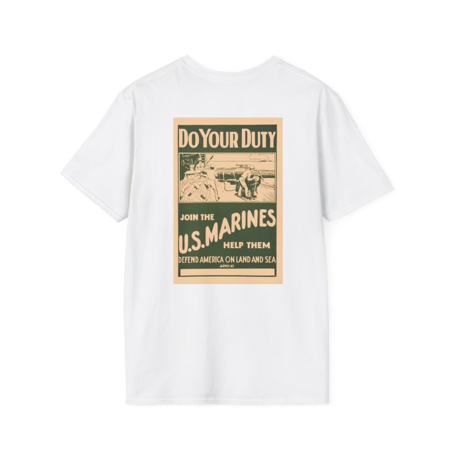 1st Marine Division Recruiting Poster T-Shirt