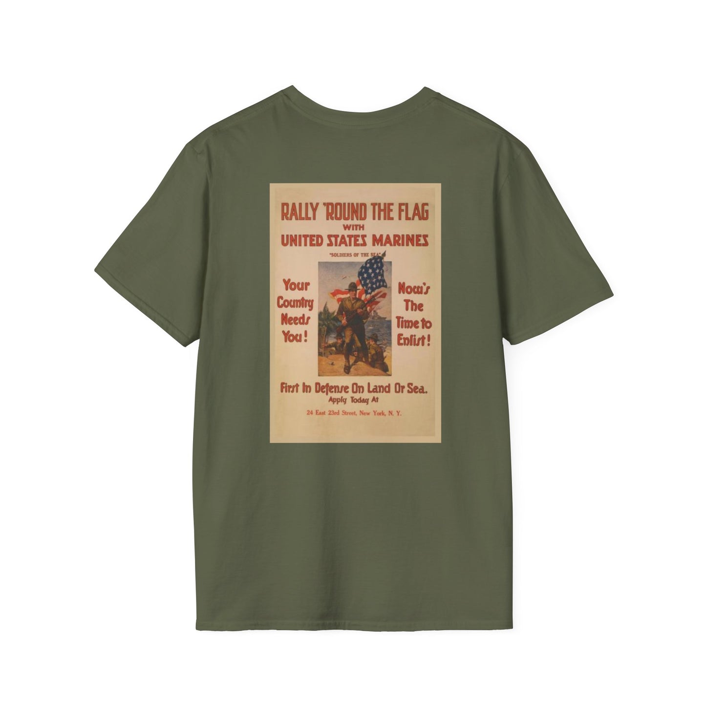 2nd Marine Division Recruiting Poster T-Shirt