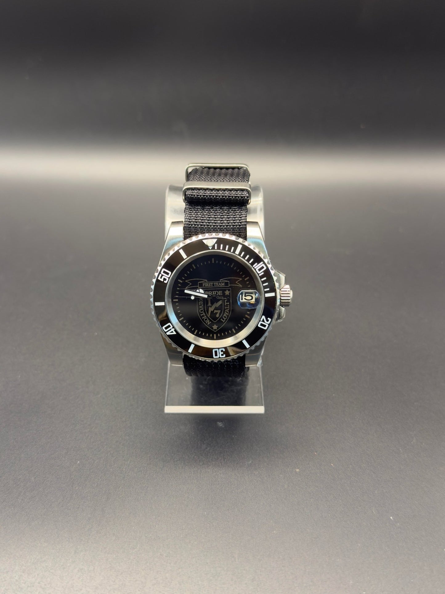 1st Battalion 7th Marines Diver - Custom Watch by Cartridge & Crown. - Watch. variant_title.