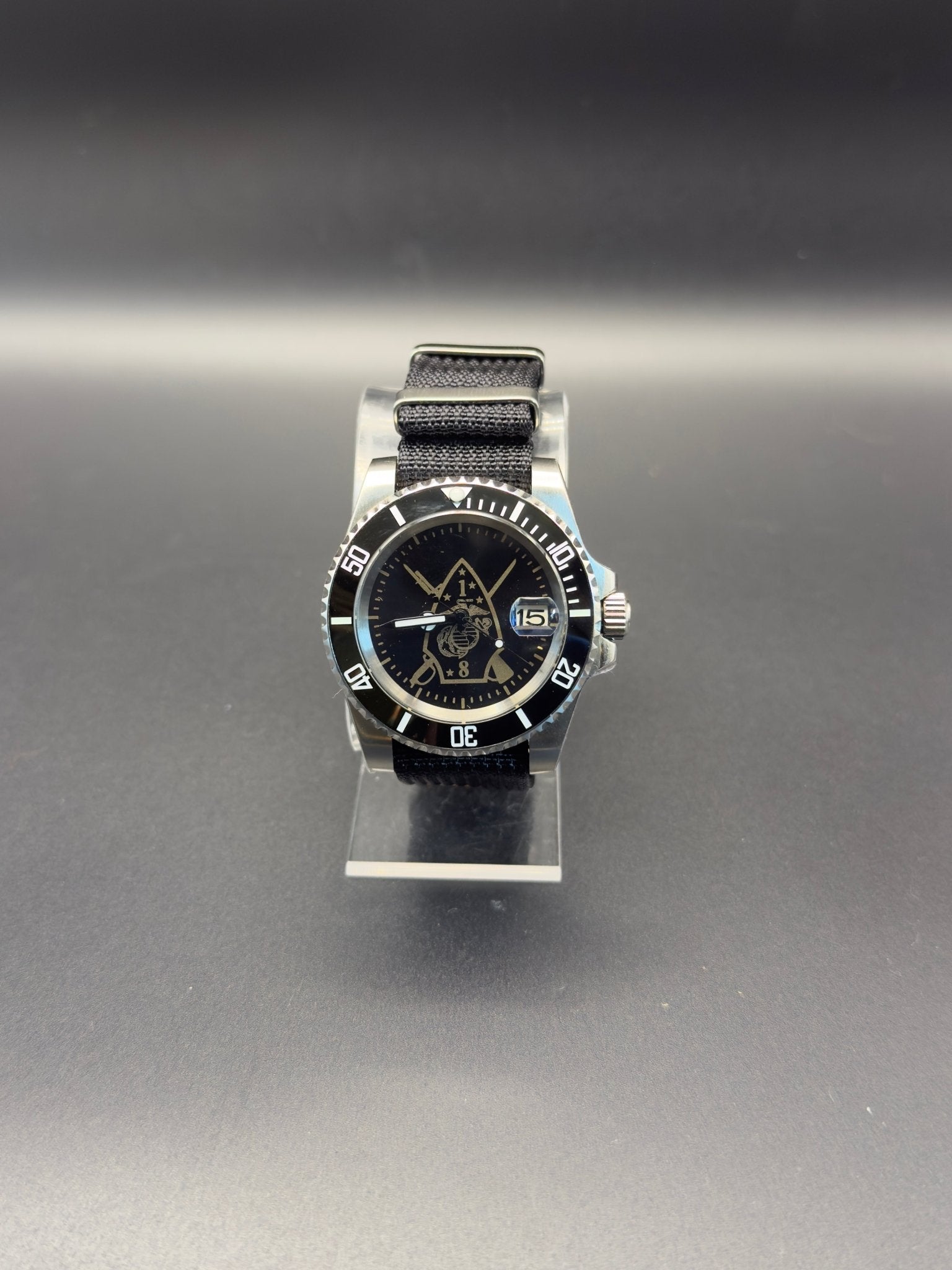 1st Battalion 8th Marines Diver - Custom Watch by Cartridge & Crown. - Watch. variant_title.