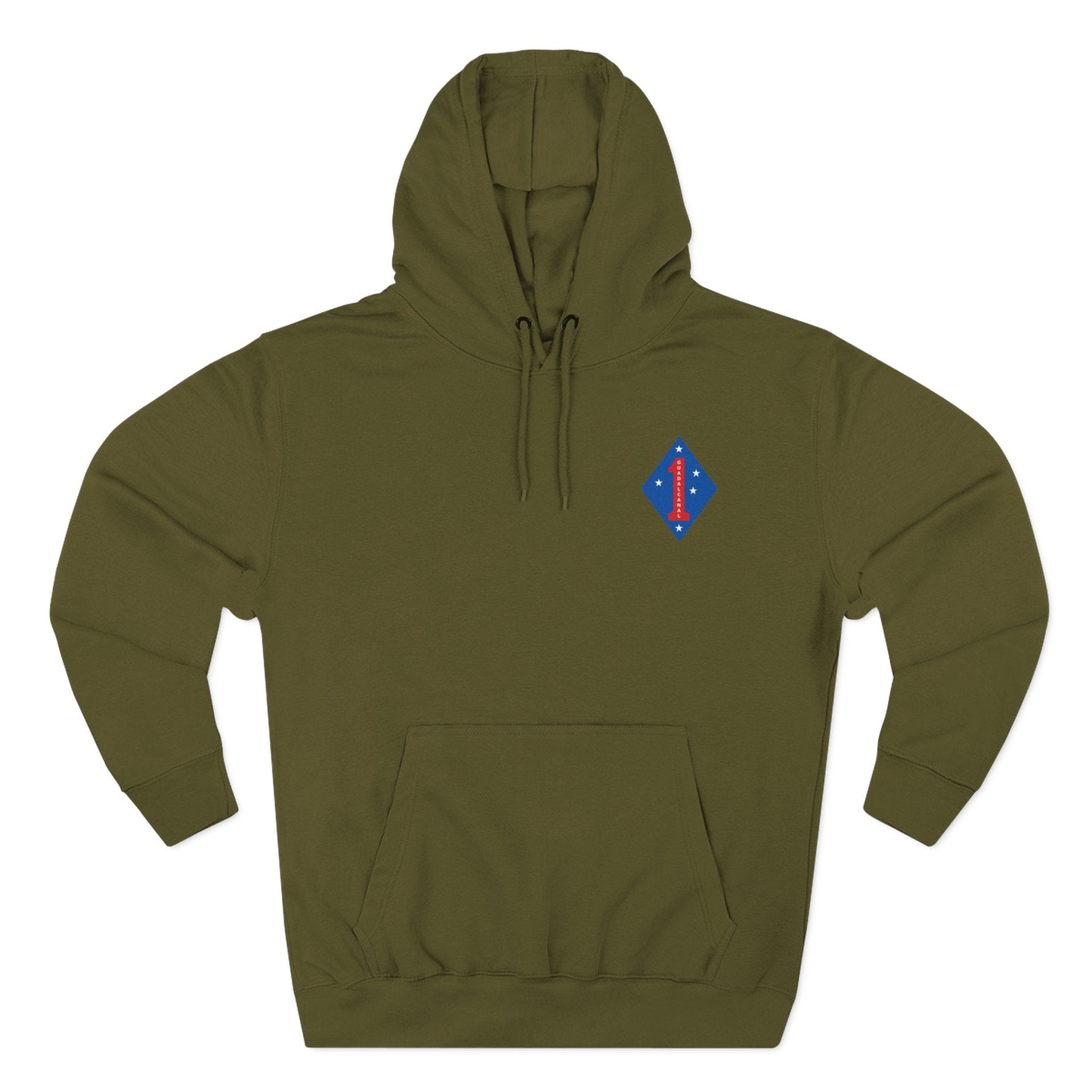1st Marine Division Hoodie — Vintage Recruiting Back Print - Custom Watch by Cartridge & Crown. - Hoodie. variant_title.