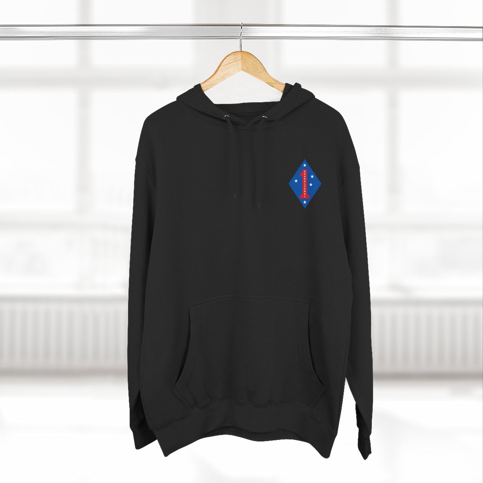 1st Marine Division Hoodie — Vintage Recruiting Back Print - Custom Watch by Cartridge & Crown. - Hoodie. variant_title.