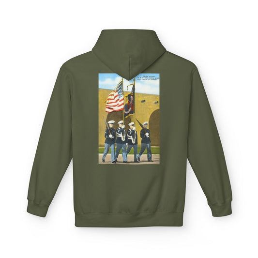 1st Marine Division Recruiting Poster Hoodie - Custom Watch by Cartridge & Crown. - Hoodie. variant_title.