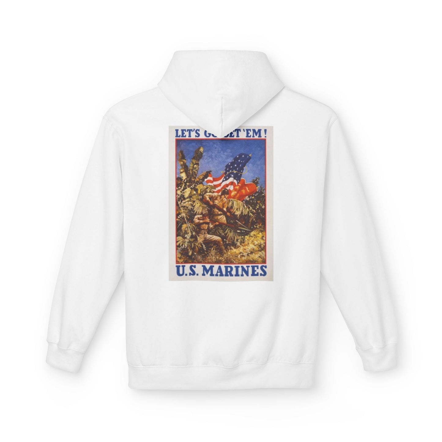1st Marine Division Recruiting Poster Hoodie - Custom Watch by Cartridge & Crown. - Hoodie. variant_title.