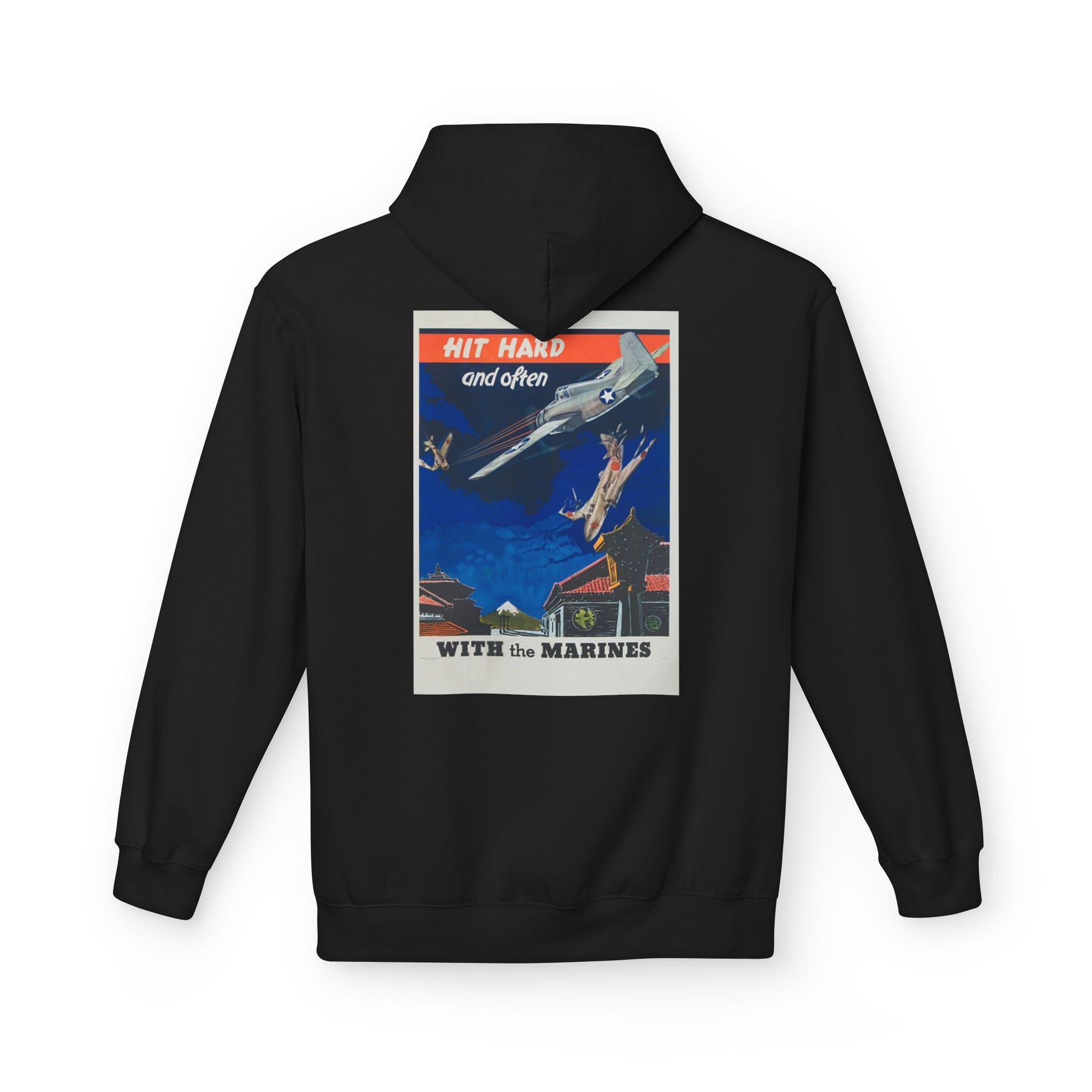 1st Marine Division Recruiting Poster Hoodie - Custom Watch by Cartridge & Crown. - Hoodie. variant_title.