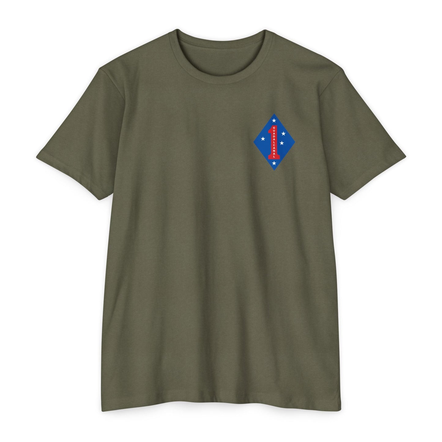 1st Marine Division Tee — Vintage Recruiting Back Print - Custom Watch by Cartridge & Crown. - T-Shirt. variant_title.