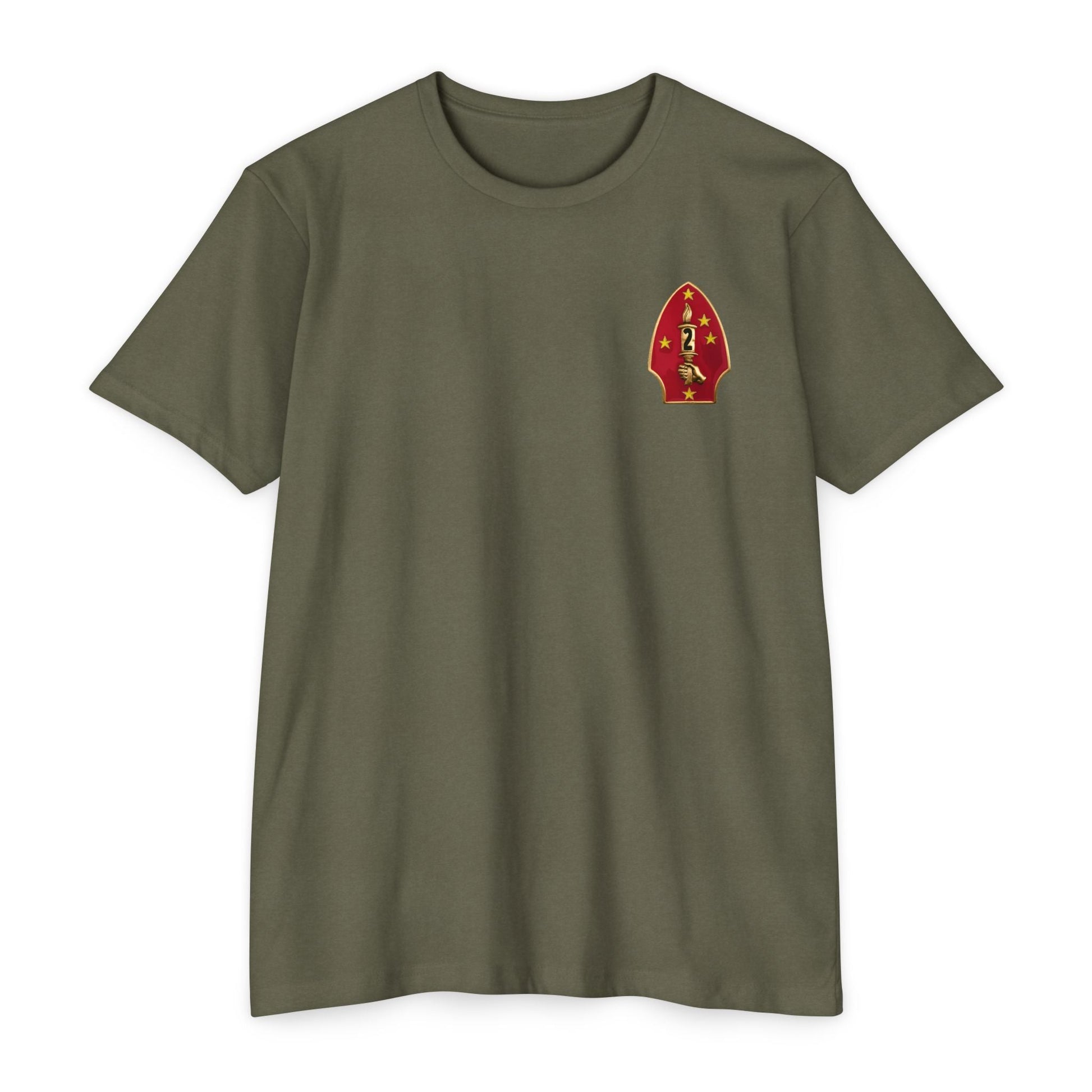 2nd Marine Division Tee — Vintage Recruiting Back Print - Custom Watch by Cartridge & Crown. - T-Shirt. variant_title.