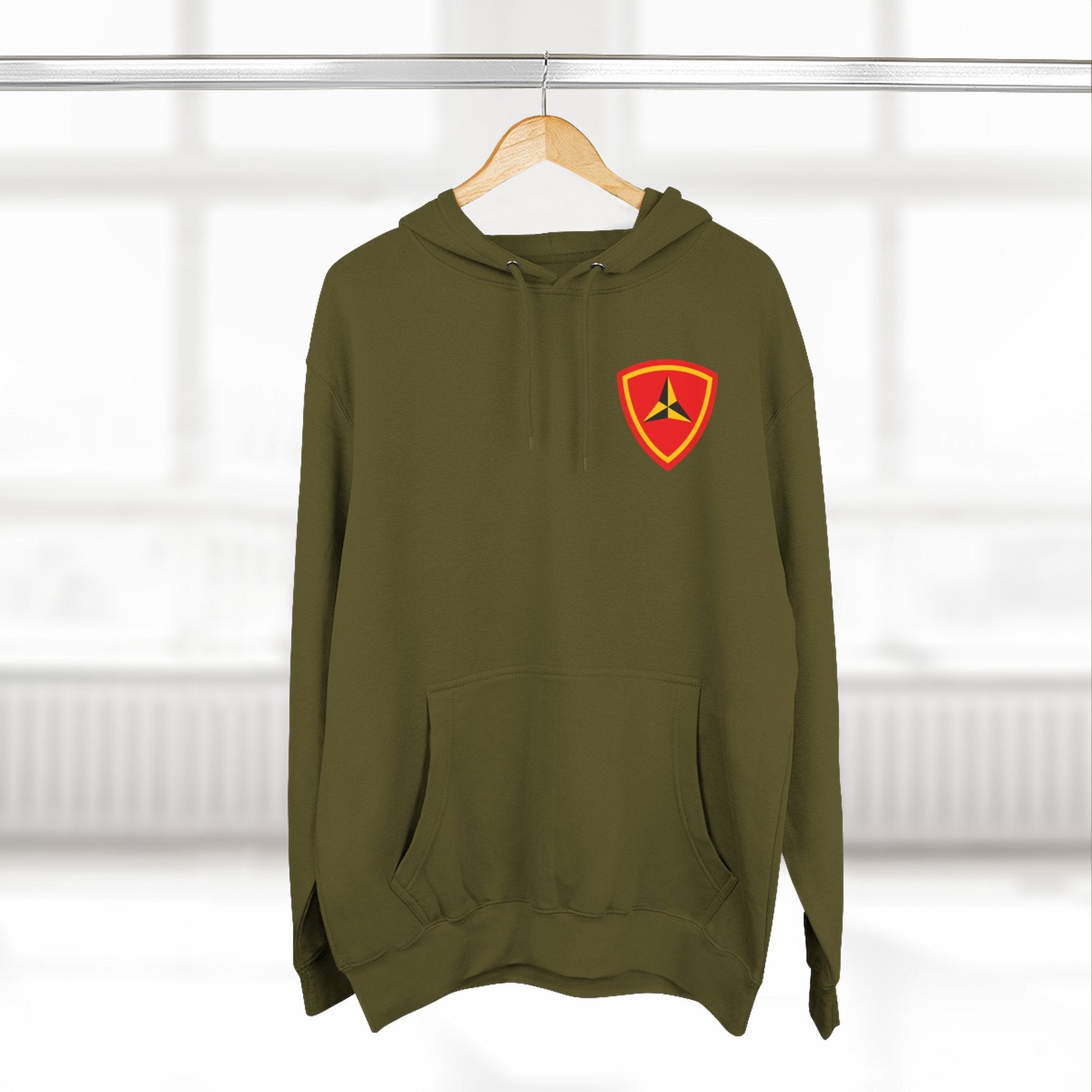 3rd Marine Division Hoodie — Vintage Recruiting Back Print - Custom Watch by Cartridge & Crown. - Hoodie. variant_title.