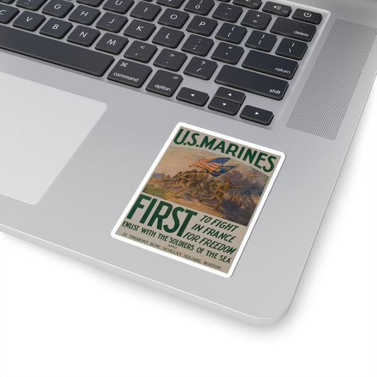 U.S. Marine Corps Recruiting Poster Sticker