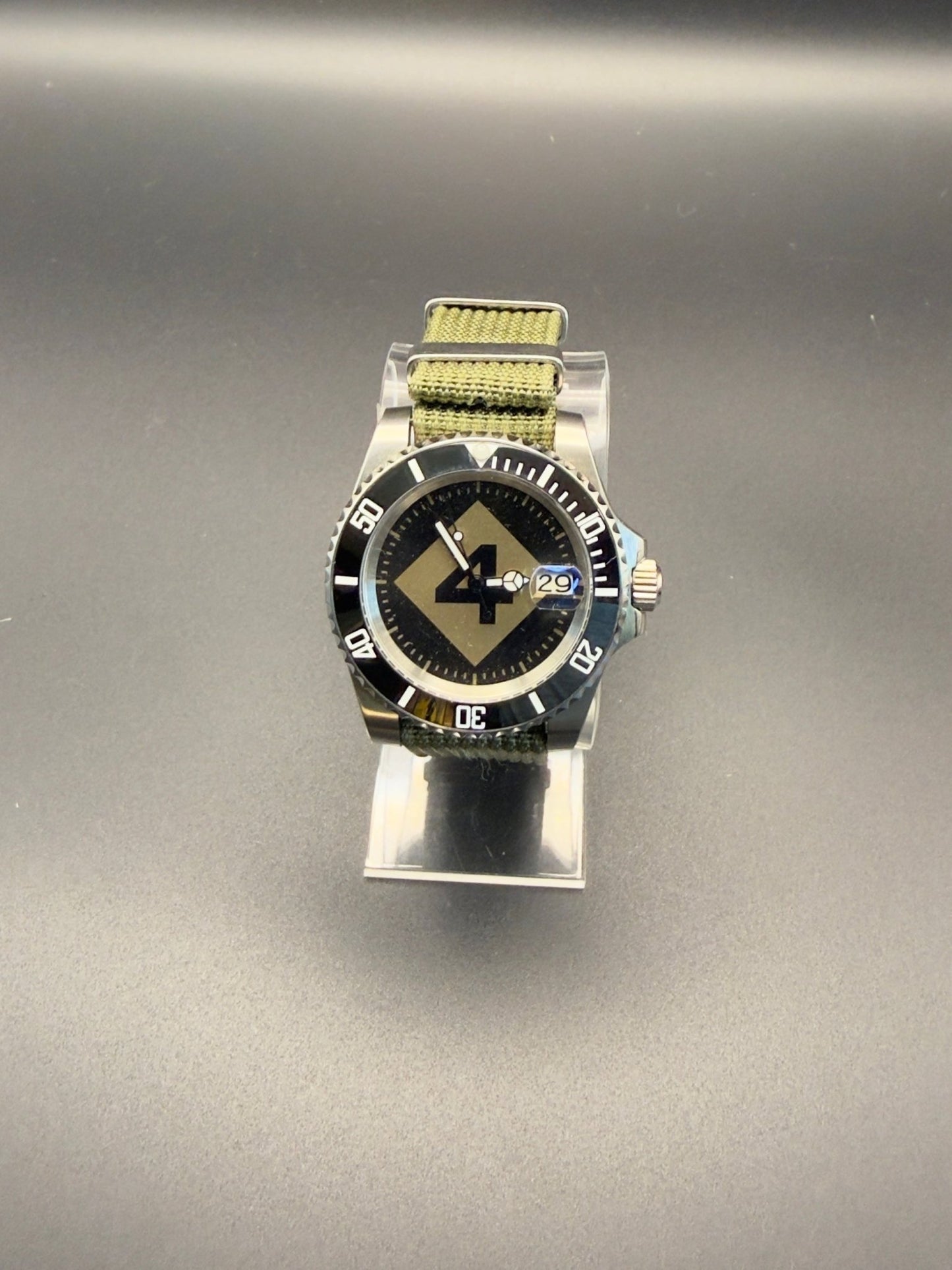 4th Marine Division Diver - Custom Watch by Cartridge & Crown. - Watch. variant_title.