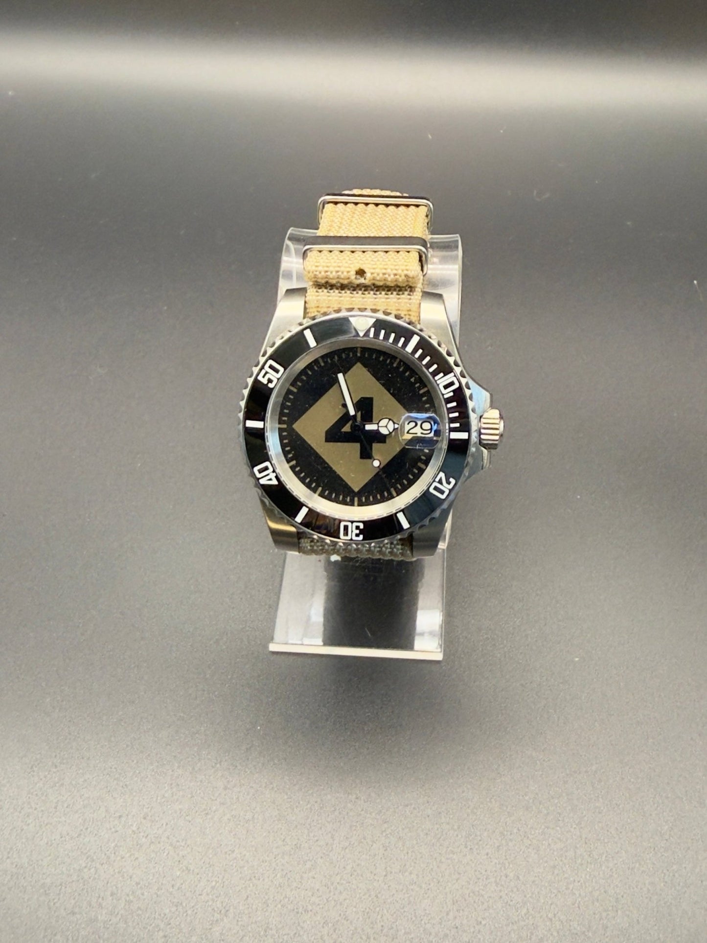 4th Marine Division Diver - Custom Watch by Cartridge & Crown. - Watch. variant_title.