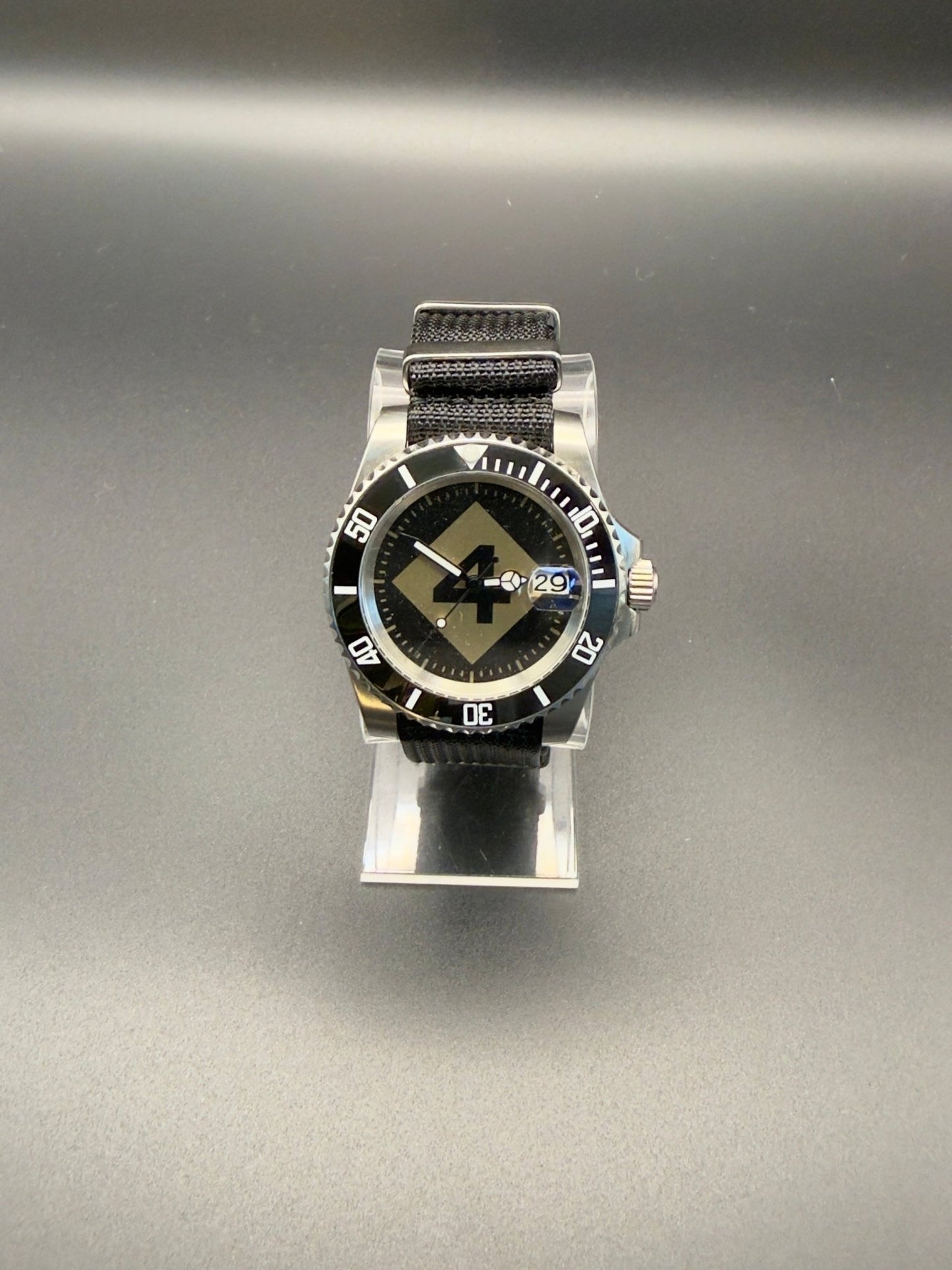 4th Marine Division Diver - Custom Watch by Cartridge & Crown. - Watch. variant_title.