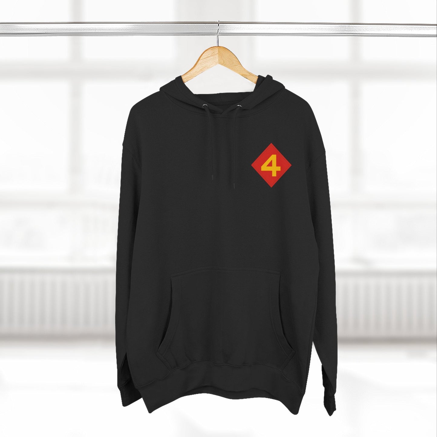 4th Marine Division Hoodie — Vintage Recruiting Back Print - Custom Watch by Cartridge & Crown. - Hoodie. variant_title.
