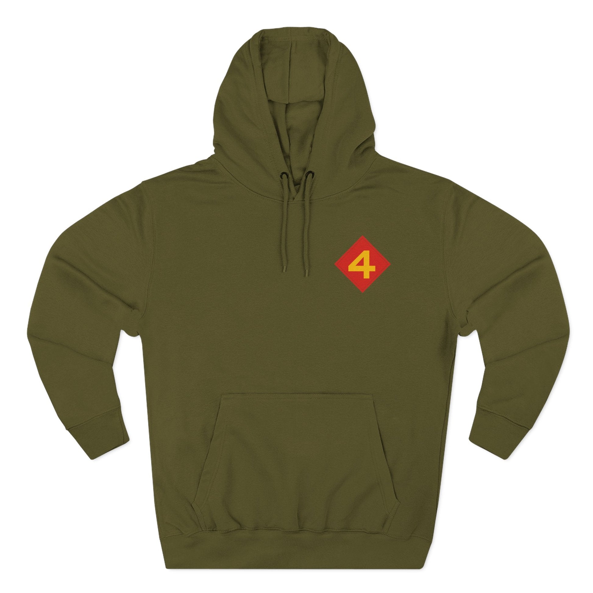 4th Marine Division Hoodie — Vintage Recruiting Back Print - Custom Watch by Cartridge & Crown. - Hoodie. variant_title.