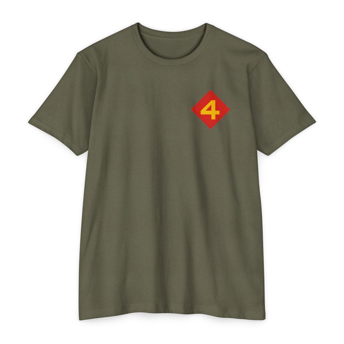 4th Marine Division Tee — Vintage Recruiting Back Print - Custom Watch by Cartridge & Crown. - T-Shirt. variant_title.