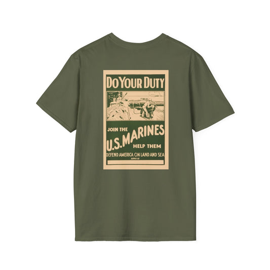2nd Marine Division Recruiting Poster T-Shirt