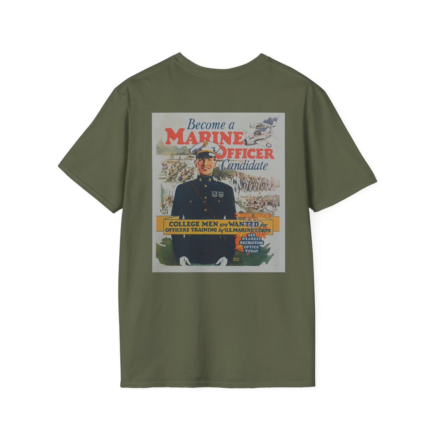 1st Marine Division Recruiting Poster T-Shirt