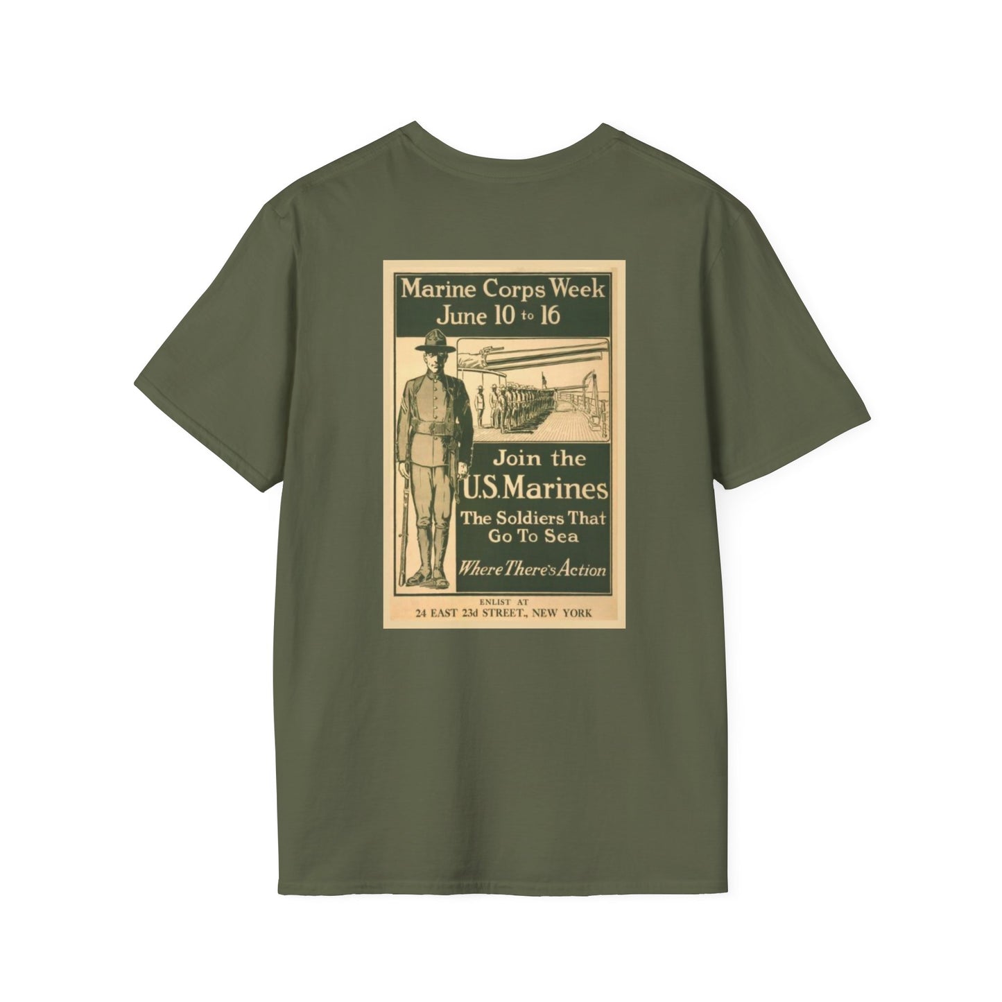 1st Marine Division Recruiting Poster T-Shirt