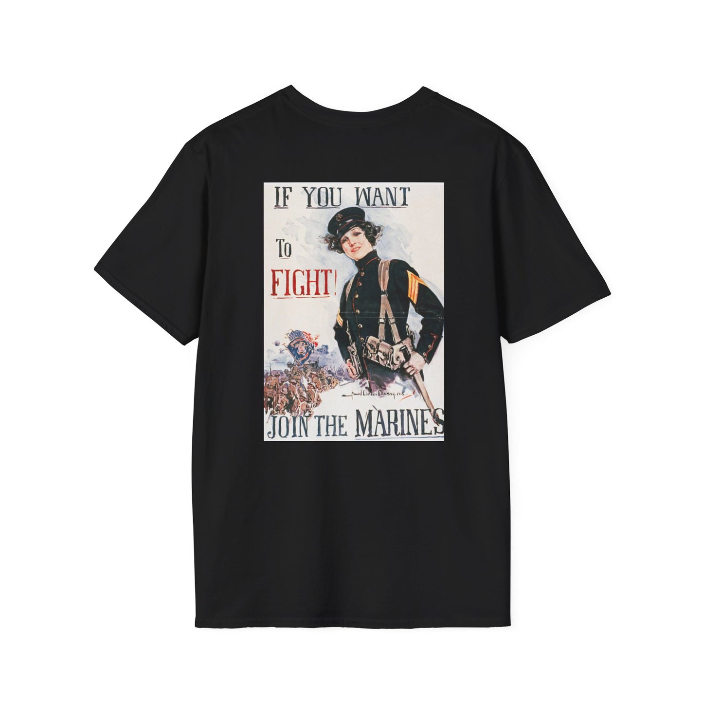 1st Marine Division Recruiting Poster T-Shirt