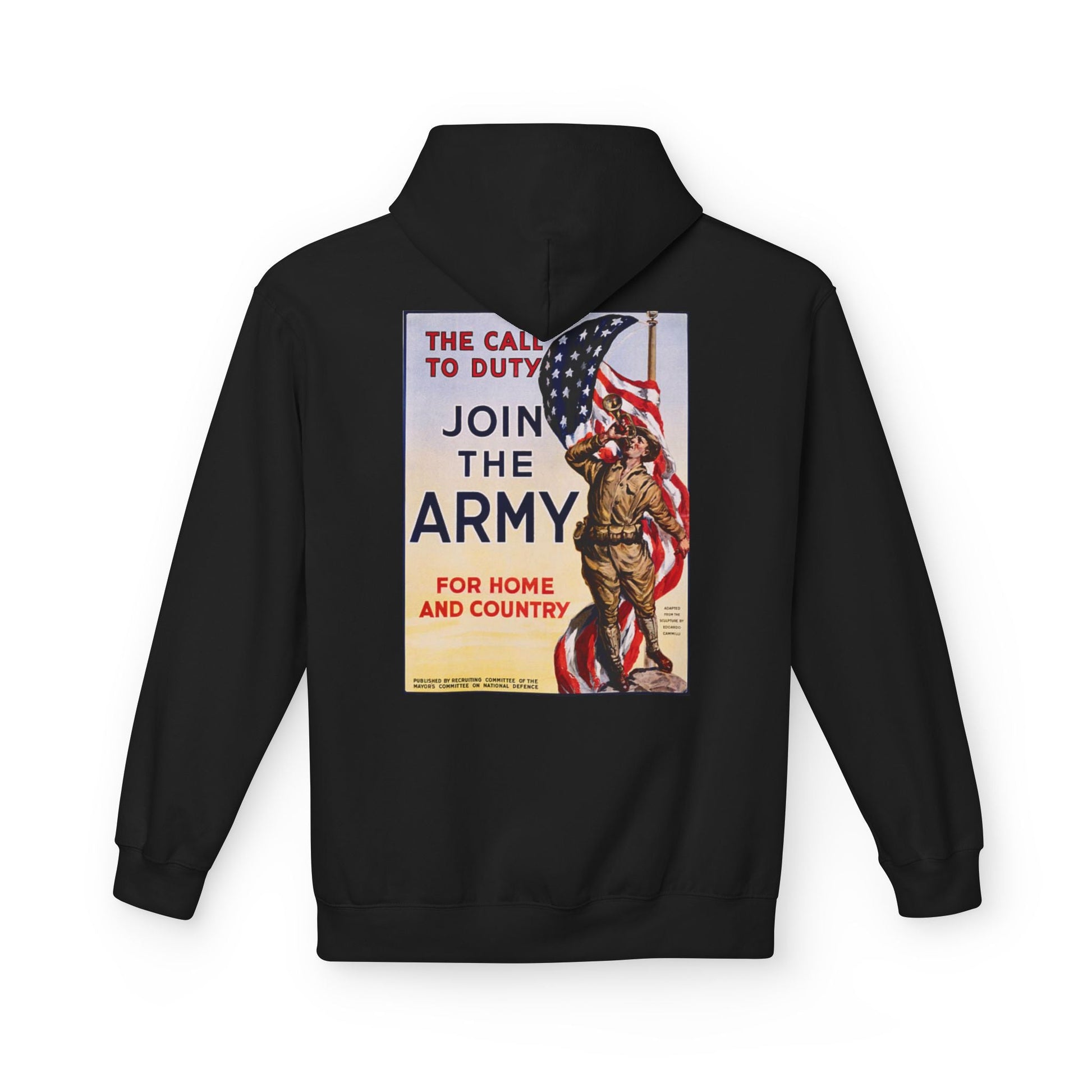 Department of the Army Recruiting Poster Hoodie - Custom Watch by Cartridge & Crown. - Hoodie. variant_title.