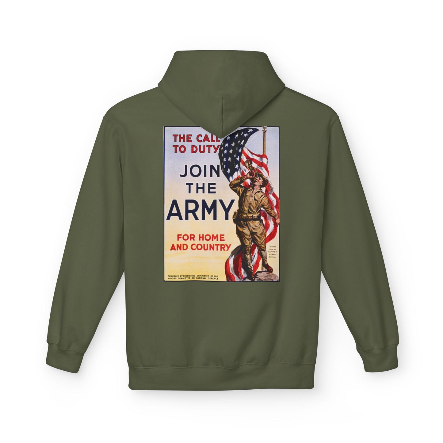Department of the Army Recruiting Poster Hoodie - Custom Watch by Cartridge & Crown. - Hoodie. variant_title.