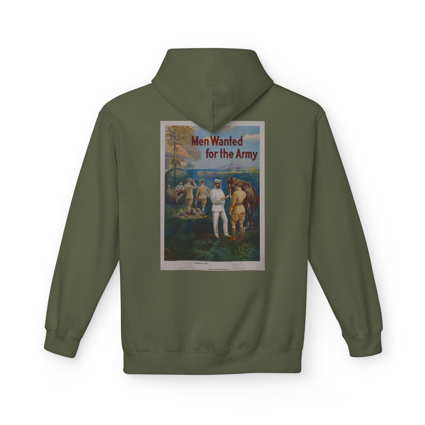 Department of the Army Recruiting Poster Hoodie - Custom Watch by Cartridge & Crown. - Hoodie. variant_title.