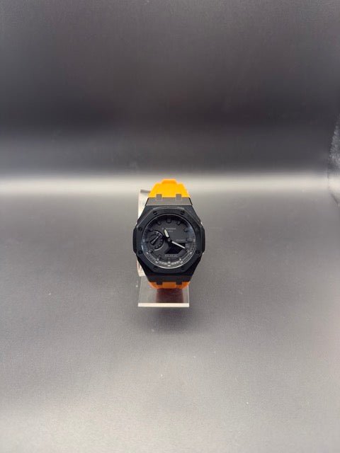 G-Shock GA-2100 Custom Black / Orange - Custom Watch by Cartridge & Crown. - Watch. variant_title.