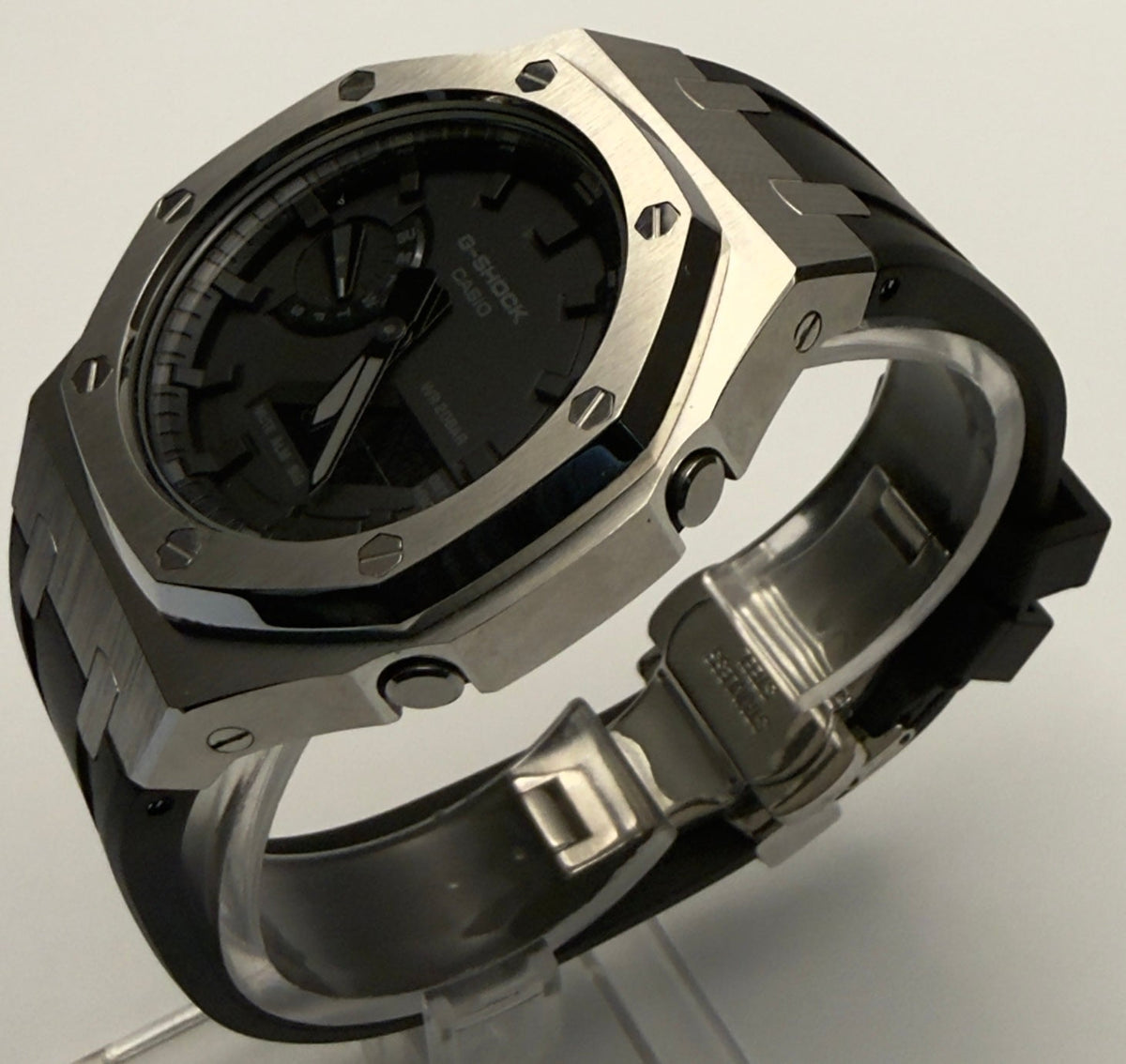 G-Shock GA-2100 Custom | Stainless Case - Custom Watch by Cartridge & Crown. - Watch. variant_title.