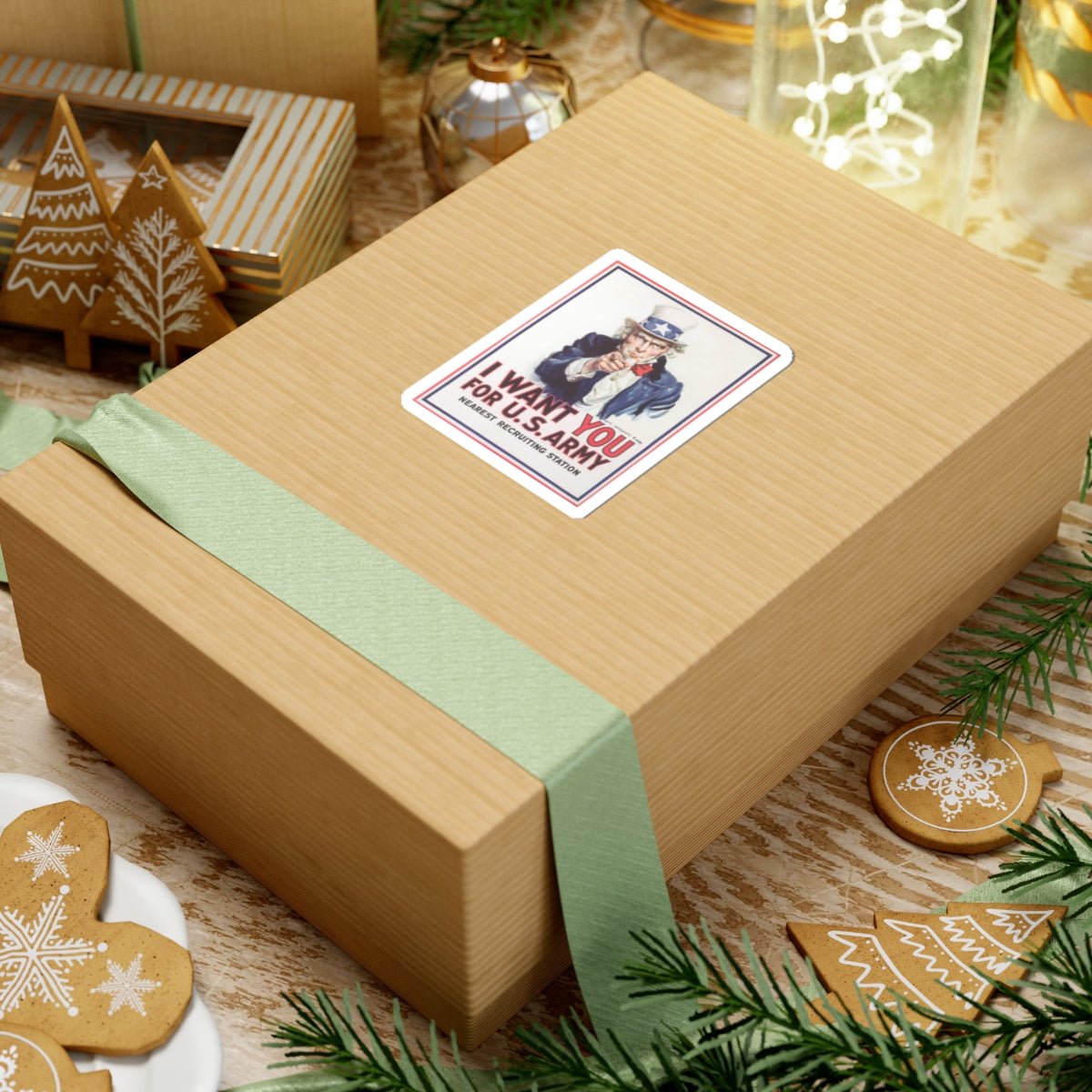 U.S. Army Recruiting Poster Sticker - Custom Watch by Cartridge & Crown. - Paper products. variant_title.