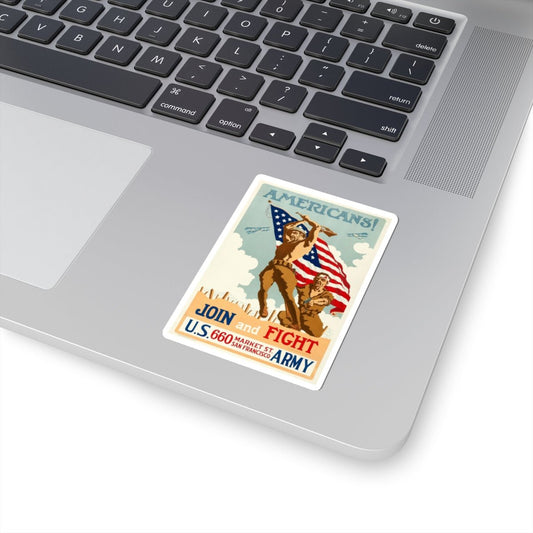 U.S. Army Recruiting Poster Sticker - Custom Watch by Cartridge & Crown. - Paper products. variant_title.