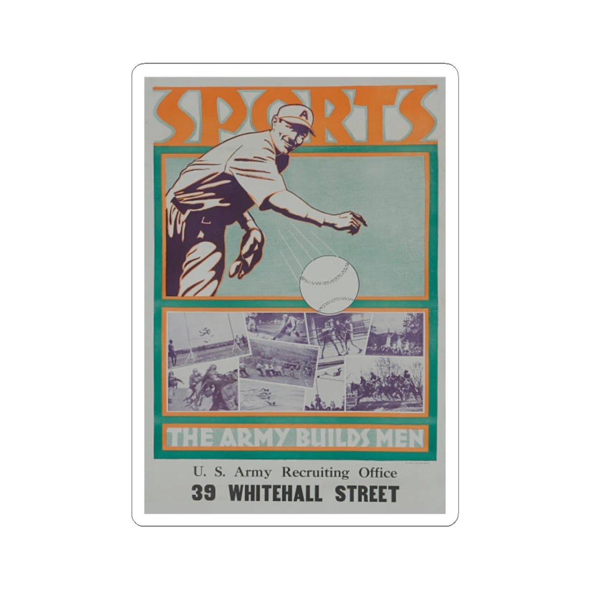 U.S. Army Recruiting Poster Sticker - Custom Watch by Cartridge & Crown. - Paper products. variant_title.