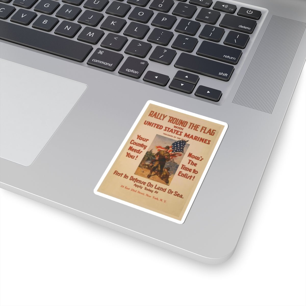 U.S. Marine Corps Recruiting Poster Sticker - Custom Watch by Cartridge & Crown. - Paper products. variant_title.
