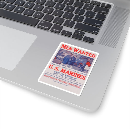 U.S. Marine Corps Recruiting Poster Sticker - Custom Watch by Cartridge & Crown. - Paper products. variant_title.