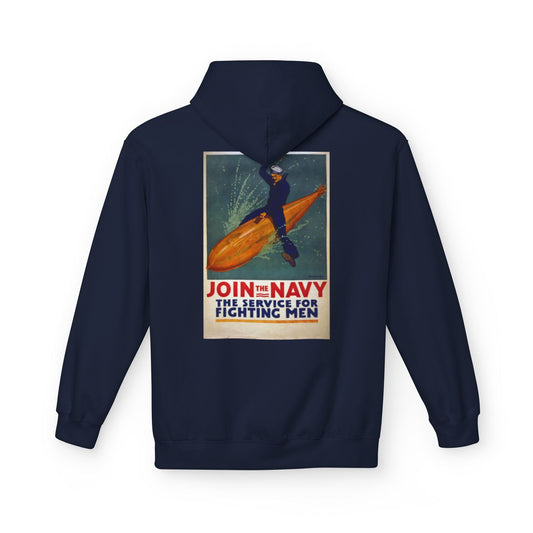 U.S. Navy Recruiting Poster Hoodie - Custom Watch by Cartridge & Crown. - Hoodie. variant_title.
