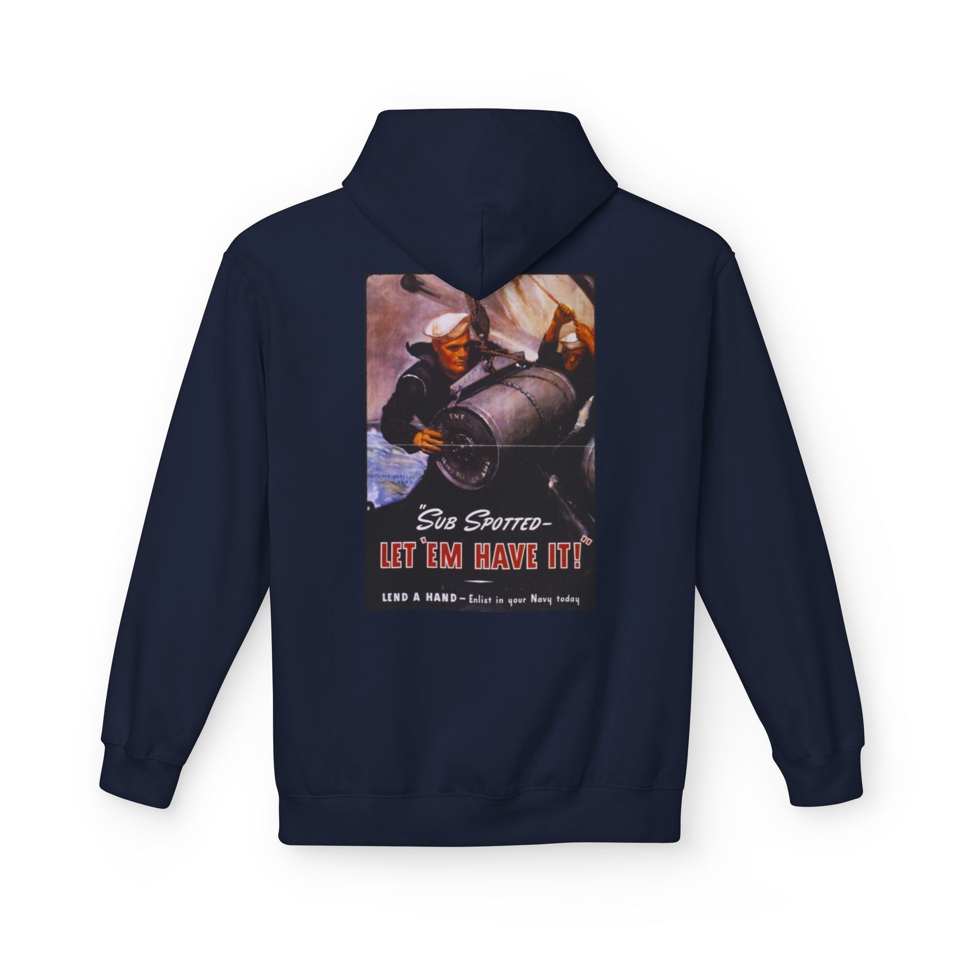 U.S. Navy Recruiting Poster Hoodie - Custom Watch by Cartridge & Crown. - Hoodie. variant_title.
