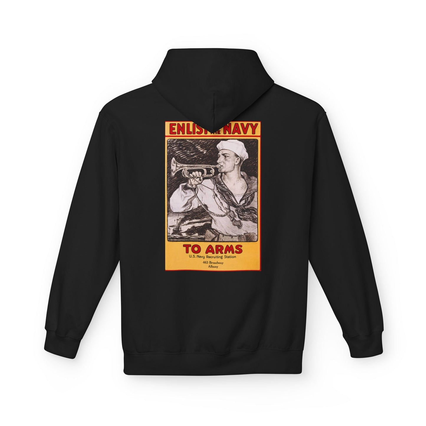 U.S. Navy Recruiting Poster Hoodie - Custom Watch by Cartridge & Crown. - Hoodie. variant_title.