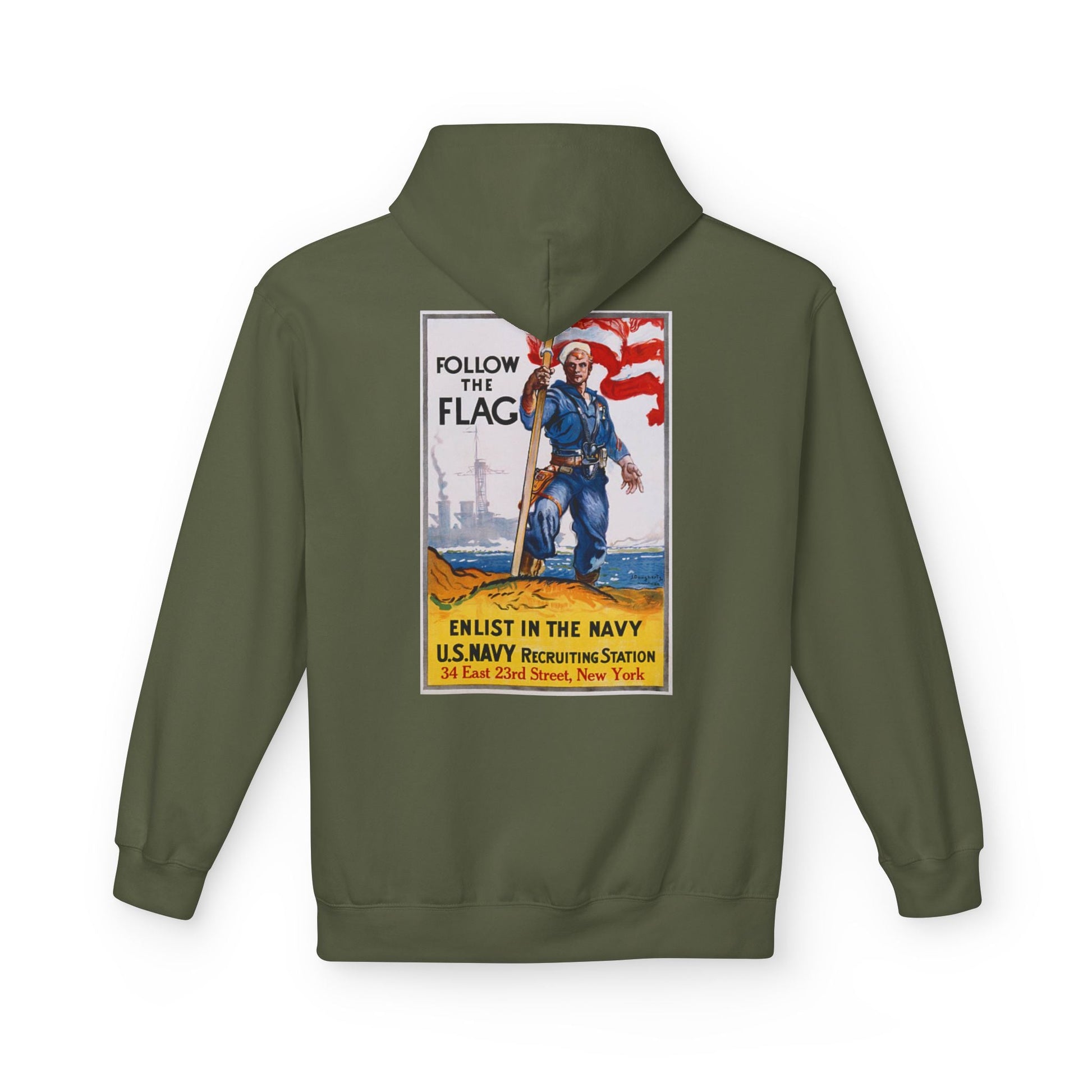 U.S. Navy Recruiting Poster Hoodie - Custom Watch by Cartridge & Crown. - Hoodie. variant_title.
