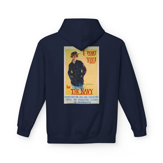 U.S. Navy Recruiting Poster Hoodie - Custom Watch by Cartridge & Crown. - Hoodie. variant_title.