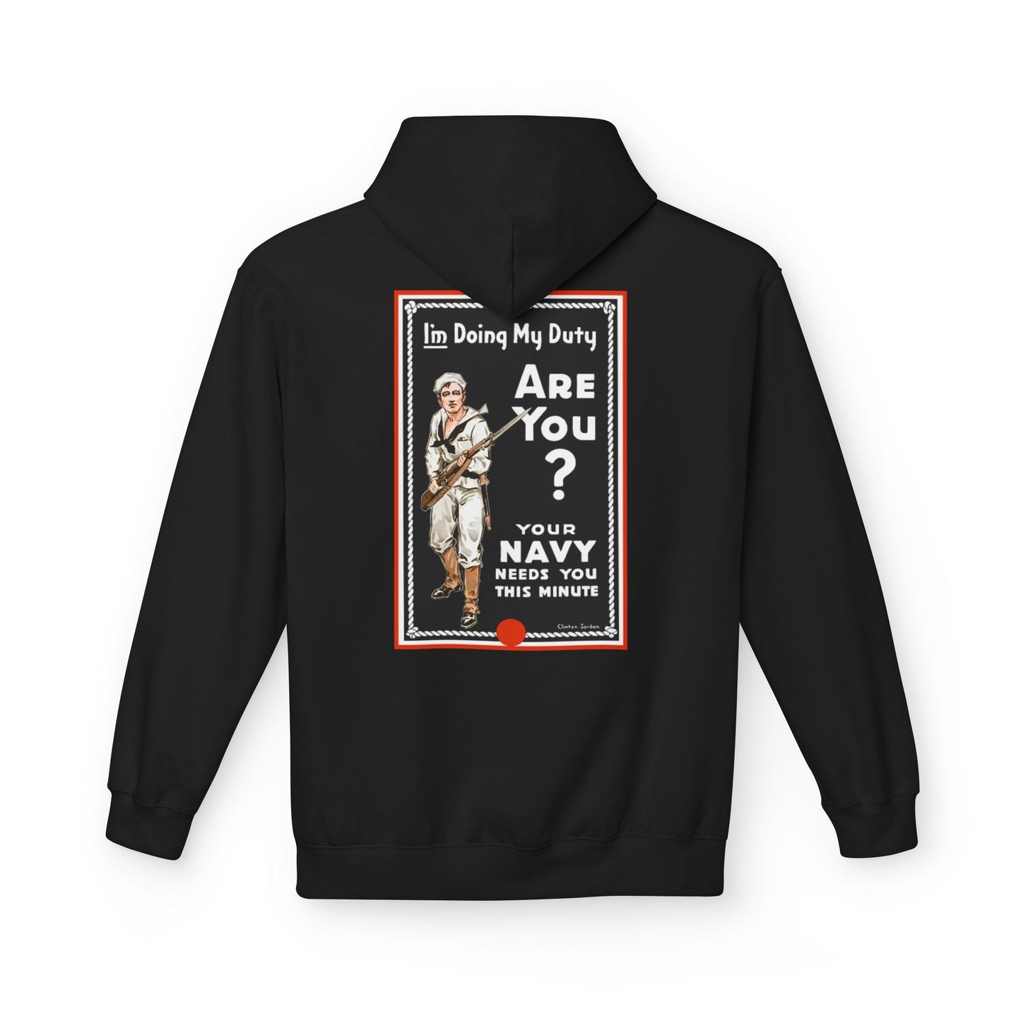 U.S. Navy Recruiting Poster Hoodie - Custom Watch by Cartridge & Crown. - Hoodie. variant_title.
