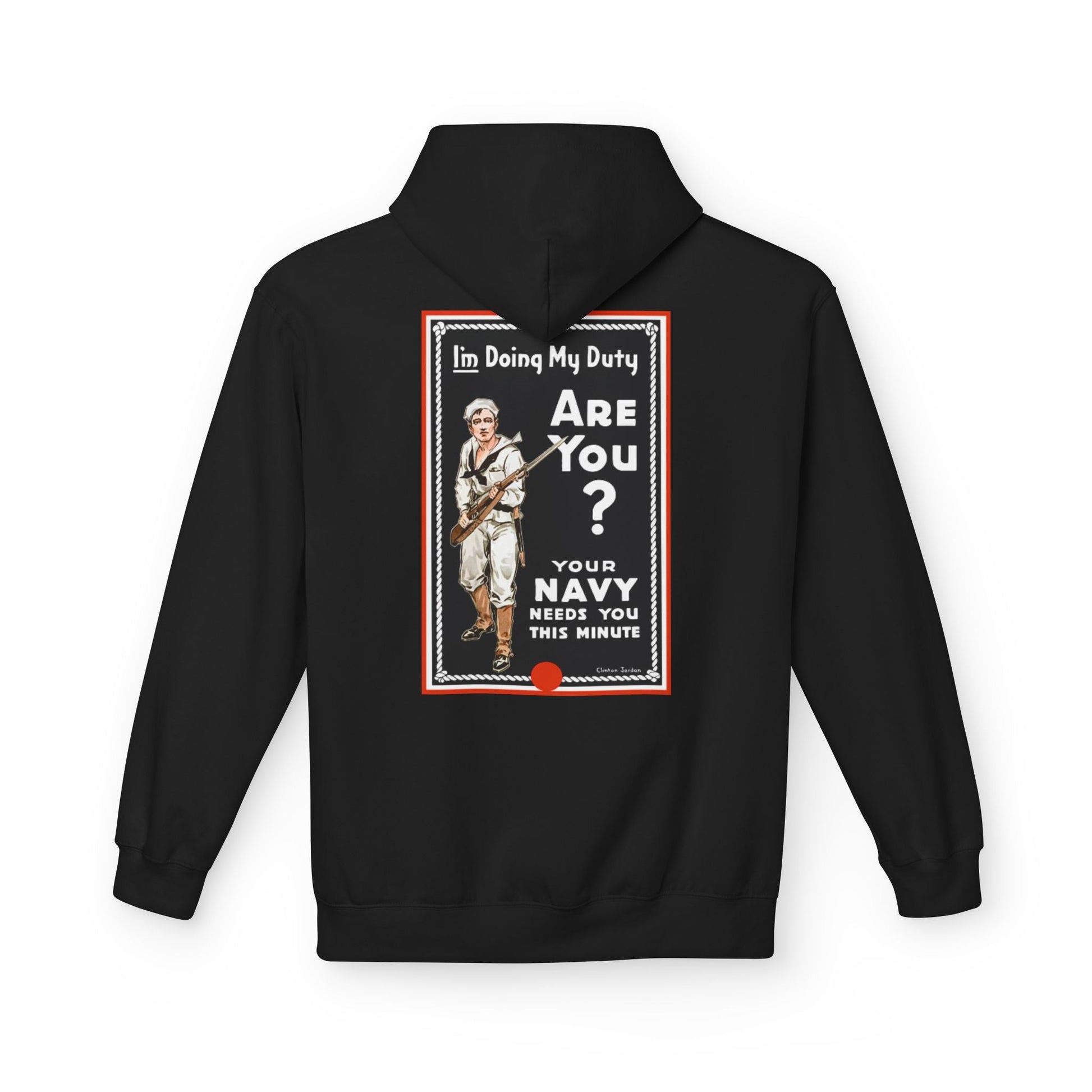 U.S. Navy Recruiting Poster Hoodie - Custom Watch by Cartridge & Crown. - Hoodie. variant_title.